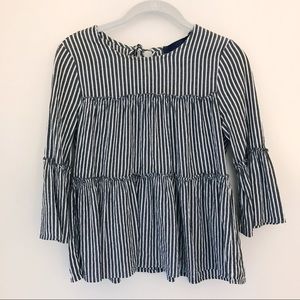 Francesca’s striped swing blouse